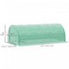 Outsunny Large Walk-in Greenhouse, 20'x10'x6' Tunnel Greenhouse, Green|Outsunny Grande Serre De Plain-pied, Serre Tunnel 20'x10'x6', Vert