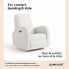 Storkcraft Santa Monica Power Recliner - Ivory Basketweave