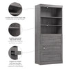 Bestar Pur 36 W Closet Organizer with Drawers - Bark Grey|Organisateur de garde-robe Pur de Bestar de 36 po (L) avec tiroirs - gris écorce
