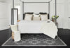 Esina Transitional 5'3" x 7'0" Area Rug in Black Indoor Area Rug | Tapis Transitionnel Esina 5'3" x 7'0" en Noir