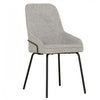 Thora Taupe Upholstered Accent Dining Chair (Set of 2) | Chaise d'appoint de salle a manger Thora rembourree taupe (ens. de 2)
