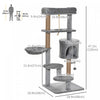Pawhut Cat Tree, 47 Inches Multi-level Cat Tower With Scratching Post, Hammock, Cat Condo, Perch, To|Pawhut Arbre A Chat, Tour A Chat A Plusieurs Niveaux De 47 Po Avec Griffoir, Hamac, Condo Pour Chat,