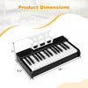 Costway 30 Keys Kids Piano Keyboard with Removable Music Stand, One-key Start Function Black