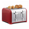 Kenmore 4-Slice Toaster with Dual Controls Red - KKTSDC4SR|Grille-pain Kenmore à 4 tranches avec deux panneaux de commande, rouge - KKTSDC4SR