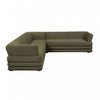 Royal Contemporary Modern 2-Piece Sectional in Green | Canape d’angle moderne contemporain royal 2 pieces vert