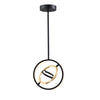 Trilogy Collection 13" Integrated LED Pendant - Black & Gold|Luminaire suspendu de la collection Trilogy avec lumière à DEL intégrée de 13 po - noir et doré