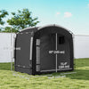 Outsunny Bike Storage Tent Shed with Carry Bag for 3-4 Bikes, Black