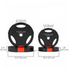 Soozier Set Of 4 1-inch Weight Plates With 3 Grips, 2 X 22lbs + 2 X 11lbs