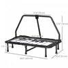 Soozier Kids Trampoline With Music Function Steel Frame Indoor Bouncer Rebounder Age 3 To 8 Years Ol|Outsunny Trampoline Pour Enfants Avec Fonction Musicale Cadre En Acier Interieur Rebond Age 3 A 6 An