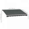Outsunny 10' X 8' Electric Retractable Awning W/ Remote Controller, Grey|Outsunny Auvent Retractable Electrique 10' X 8' Avec Telecommande, Cafe