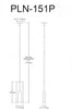 Dainolite Pauline 1 Light Pendant Matte Black Lamp|Luminaire suspendu Pauline de Dainolite avec fini noir mat et 1 ampoule
