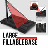 Costway Height Adjustable Portable Basketball Hoop System Shatterproof Backboard Wheels 2 Nets