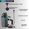 BrightDIAMOND 1HP Quietest Waste Disposer, LED Cabinet Light, Corded & Air Switch, Black Onxy - WDD100TA1BO Food Disposer | BrightDIAMOND 1HP Broyeur ultra-silencieux, DEL sous armoire, cordon/interrupteur, Noir-WDD100TA1BO