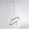 Trilogy Collection 24" Integrated LED Pendant - Polished Nickel|Luminaire suspendu de la collection Trilogy avec lumière à DEL intégrée de 24 po - nickel poli