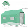 Outsunny Tunnel Greenhouse With Uv-resistant Pe Cover, 6.6' X 10' X 6.6'|Outsunny Serre Tunnel Avec Couverture Pe Resistante Aux Uv