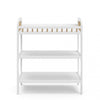 Storkcraft Pasadena Changing Table with Water-Resistant Changing Pad - White/Driftwood | Table a langer Storkcraft Pasadena avec matelas a langer resistant a l’eau – Blanc/Bois flotte