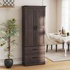 HOMCOM 67" Tall Kitchen Pantry Cabinet with Adjustable Shelves