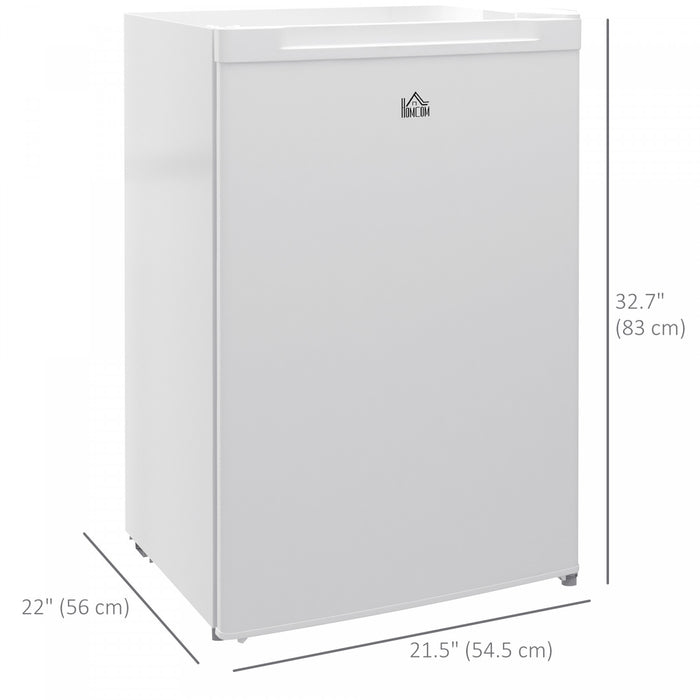 HOMCOM Compact Upright Freezer 3Cu.Ft Mini Freezer, White