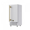 Forno Cristallo 15 Inch Freestanding/Undercounter Ice maker, 66.1 lbs White -FIMBI7307-15WHT Ice Maker | Cristallo Machine a glacons de 15 pouces, autonome/sous le comptoir, 66,1 lb, blanc -FIMBI7307-15WHT