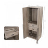 Lee Modern 2-Piece Wardrobe Closet in Rustic Gray Armoire | Armoire-penderie moderne Lee 2 pieces en gris rustique