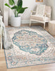Legacy Teal Area Rug - 8'0" x 10'0"|Carpette Legacy bleu sarcelle - 8 pi 0 po x 10 pi 0 po