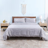 HOMCOM Bedroom Nightstand Set of 2, Side Table with Storage Shelf, Drawer