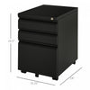Vinsetto Filing Cabinet With 3 Lockable Drawers|Vinsetto Classeur Avec 3 Tiroirs Verrouillables