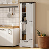 HOMCOM 71" Pantry Cabinet, Kitchen Storage Cabinet with 2 Doors, White