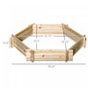 Outsunny 39'' X 36'' Screwless Raised Garden Bed, Hexagon Planter Box, Easy Diy Herb Garden For Vege|Outsunny 39'' X 36'' - Jardiniere Surelevee Sans Vis, Boite A Plantes Hexagonale, Facile A Bricoler