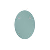 Mortise 20 Inch Frameless Oval Mirror In Chrome | Mortise Miroir Ovale Sans Cadre de 20 Pouces Chrome