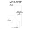 Dainolite Morgan 5 Light Pendant Matte Black Finish Lamp|Luminaire suspendu Morgan de Dainolite avec fini noir mat et 5 ampoules