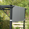 Outsunny 2 Pcs 16 X 4ft Pergola Shade, Uv Protection Pergola Canopy, Grey|Outsunny Auvent De Pergola, Protection Uv, 2 Pieces 16 X 4 Pieds, Gris