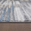 Darius Waves Cube Grey Area Rug - 6'7" x 9'6"|Carpette Darius grise à motif de vagues cubiques - 6 pi 7 po x 9 pi 6 po
