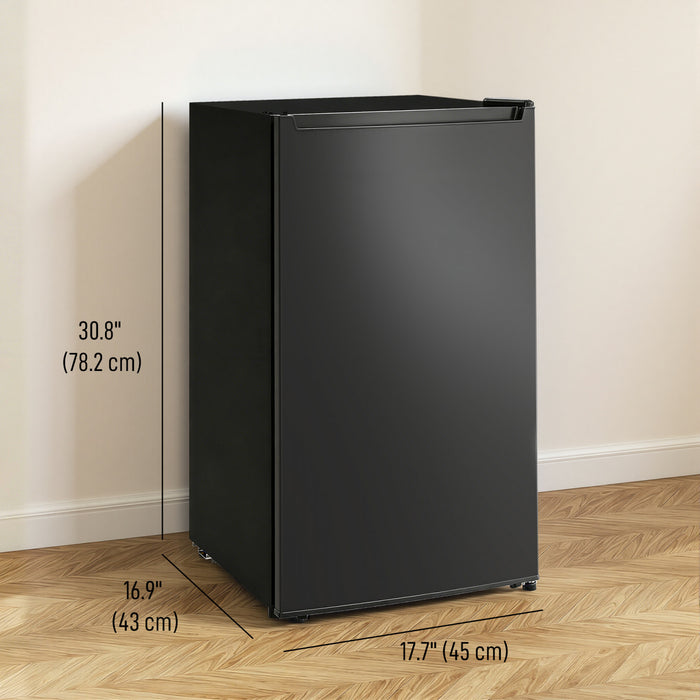 HOMCOM 2.1 Cubic Feet Compact Mini Freezer with Adjustable Temperature