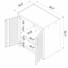 Fortress Modern 3-Piece Garage Set in White Garage Storage | Ensemble de garage moderne Fortress 3 pieces en blanc