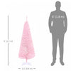 Homcom Pencil Christmas Tree, Slim Xmas Tree With Realistic Branches|Homcom Arbre De Noel, Arbre De Noel Fin Avec Branches Realistes