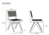 Hamlet Industry Chic Wood Dining Chair in Black and Natural - Set of 4 | Chaise de salle a manger en bois style industriel chic Hamlet en noir et naturel - Lot de 4