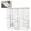 Pawhut Large Outdoor Catio Enclosure, Weatherproof Cat House With Asphalt Roof, Wooden Cat Patio Cag|Pawhut Maison Pour Chat D'exterieur En Bois Avec Grand Interieur Spacieux, 6 Rebords Hauts, Toit En