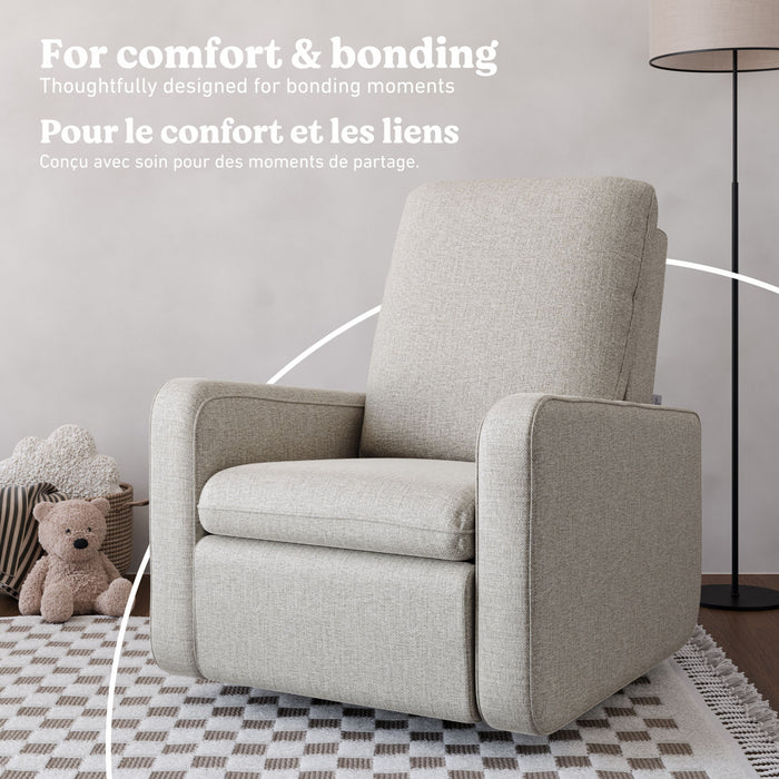 Graco Teddi Power Recliner - Dune Basketweave