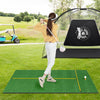 Costway 5 X 4 Ft Golf Hitting Mat Artificial Indoor Outdoor Turf Golf Training Mat 32 Mm