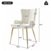 Sophia Modern 7pc Dining Set with table and Chairs,Beige Dining Room Set  | Ensemble de salle a manger moderne Sophia 7 pieces avec table et chaises, beige