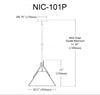 Dainolite Nicole 1 Light Pendant Matte Black Opal White Glass Lamp|Luminaire suspendu Nicole de Dainolite en verre blanc opale, avec fini noir mat et 1 ampoule