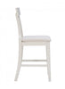 Rylan Fabric Counter-Height Stool - White|Tabouret Rylan de hauteur comptoir en tissu - blanc