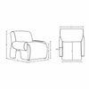 Verandah Mid-Century Modern 2-Piece Sofa Set in Olive Green | Ensemble de canape 2 pieces Verandah style mid-century modern en vert olive