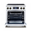 Forno Maximus 30 Inch Induction Range, White, 4.32 cu.ft. - FFSIN0968-30WHT Electric Range | Cuisiniere a induction Forno Maximus 30 pouces, blanc, 4,32 pi³ - FFSIN0968-30WHT