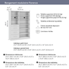 Bestar Florence 60" Modular Reach-In/Walk-In Closet System with Storage - White|Système de garde-robe et pièce-penderie modulaire Florence de Bestar de 60 po avec rangement - blanc