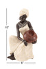 Polystyrene 10" African Figure|Figurine africaine de 10 po en polystyrène