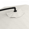 Outsunny 11ft Offset Hanging Patio Umbrella For Backyard, Cream White