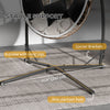 Outsunny Hammock Chair Stand, Steel Hanging Chair Stand Only w/ Cup Holder
