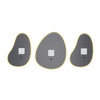 Umbra Hubba Brass Pebble Mirrors - Set of 3|Miroirs Hubba Pebble de Umbra - ensemble de 3